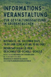Flyer Informationsveranstaltung